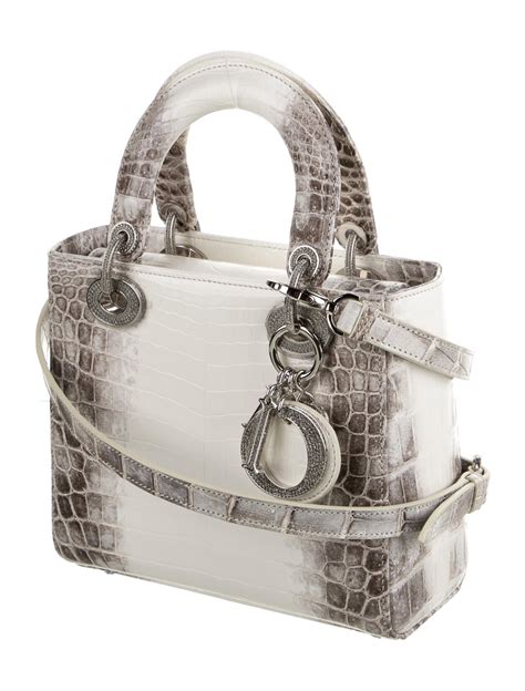 2023 Himalayan Crocodile Small Lady Dior Bag .